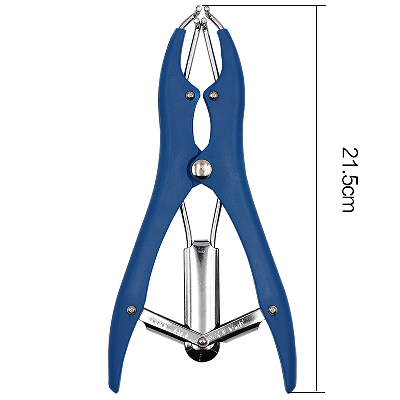 Инструменты для кастрации овец, поросят, свиньи, щипцы для кастрации, резиновые кольца, хвостовое устройство - Цвет: 1pcs Blue Piler