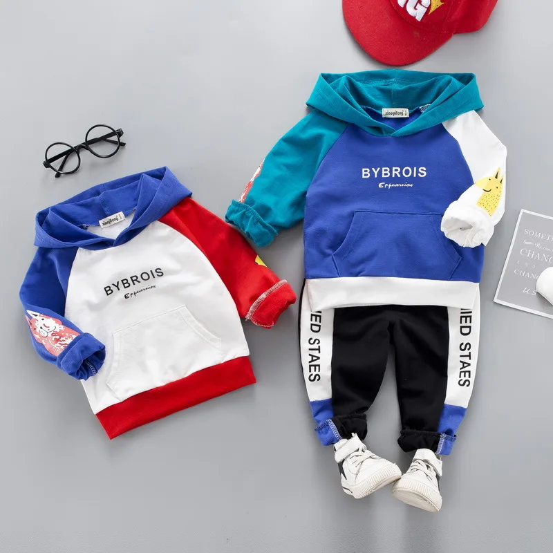 

Children Clothes Autumn Boys Clothes Sets Infant Clothing Sport Hoodie+Pants 2pcs Costume Outfit Suit Cotton Baby Clothing Sets
