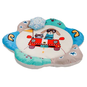 

Cartoon Baby Crawling Game Blanket Playmat Cotton Padded Climbing Carpet Winter Warm Baby Home Gym Activity Play Mat