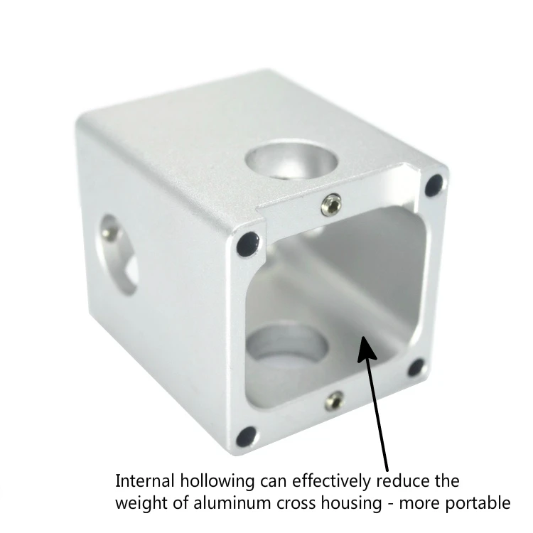 GIULY Ultimaker 2 Parts Aluminum Cross Housing Replace the Original Plastic Housing for 6mm Axis