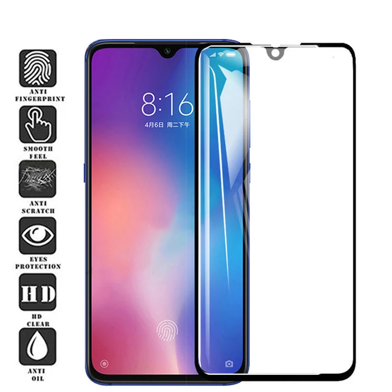 3D закаленное стекло с высоким содержанием алюминия для Lenovo Z5S полное покрытие 9H