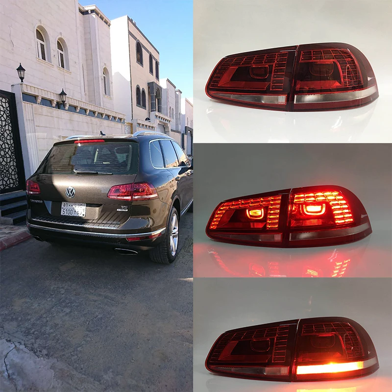 4 шт. чехол для стайлинга автомобиля Volkswagen Touareg задний фонарь 2011 2012 2013 2014 2015 2016 2017