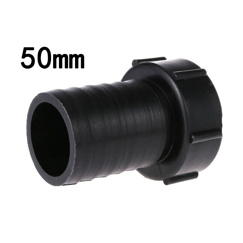 Пластиковый черный IBC Tote бак клапан Адаптер 2,36 грубой резьбой шланг замена трубы