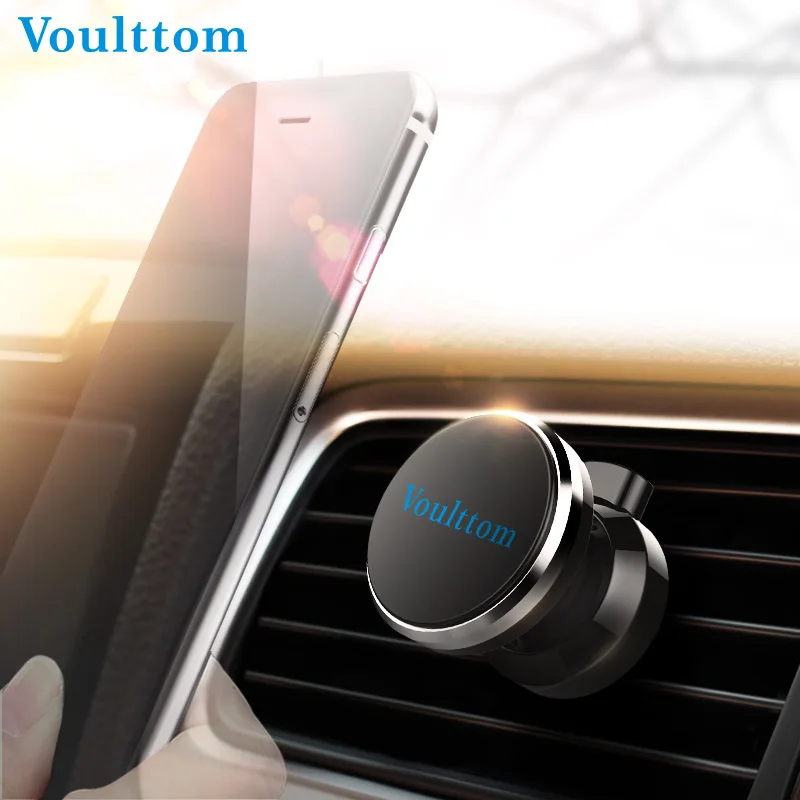 

Voulttom Car Phone Holder magnetic air vent phone holder car moun for iPhone Sumsang Xiaomi Huawei mobile phone holder in car