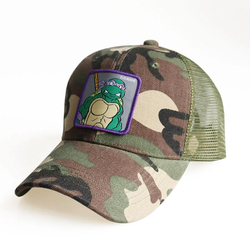 

Baseball Cap Man Boys Snapback Teenage Mutant Ninja Turtles Summer Hip Hop Hat Cartoon Superhero Adjustable Outdoor Accessory