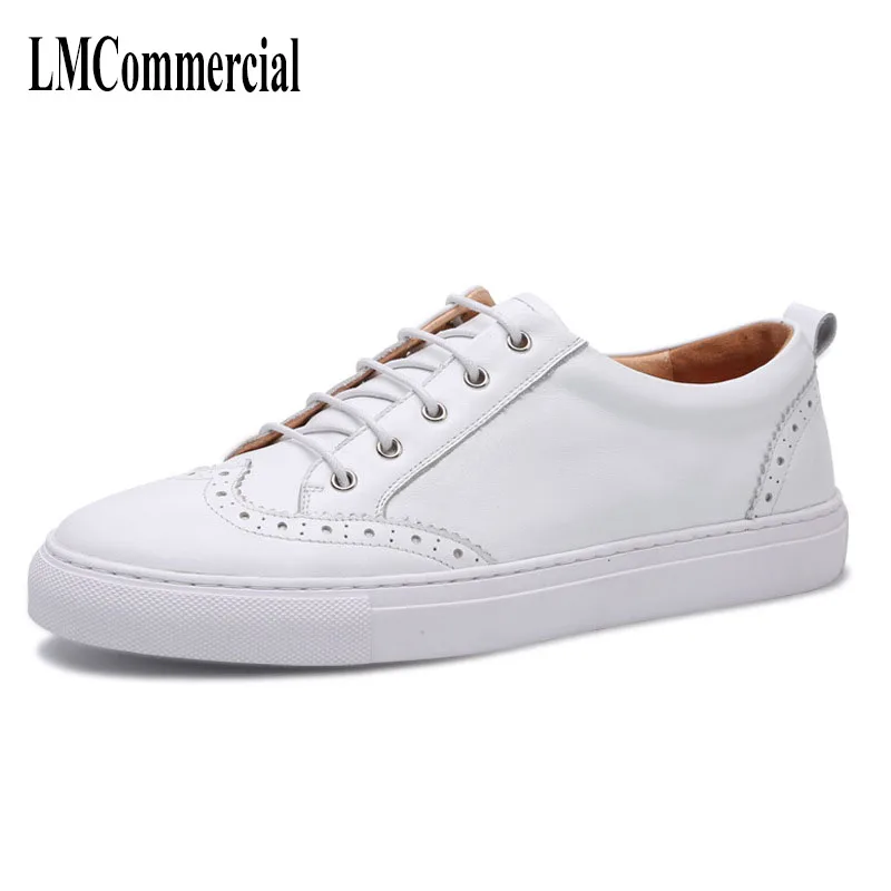 

Spring and autumn summer new men's real leather shoes British men casual shoes British retro fashion Bullock all-match cowhide