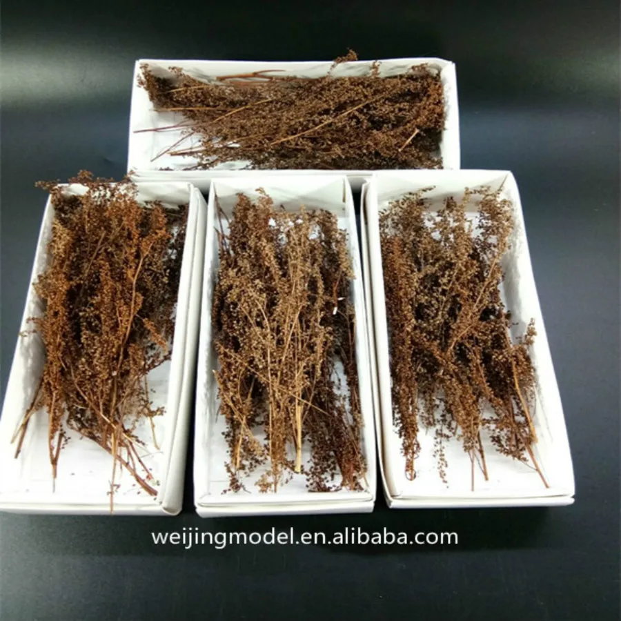 new bush grass tree in ho train layout (1)