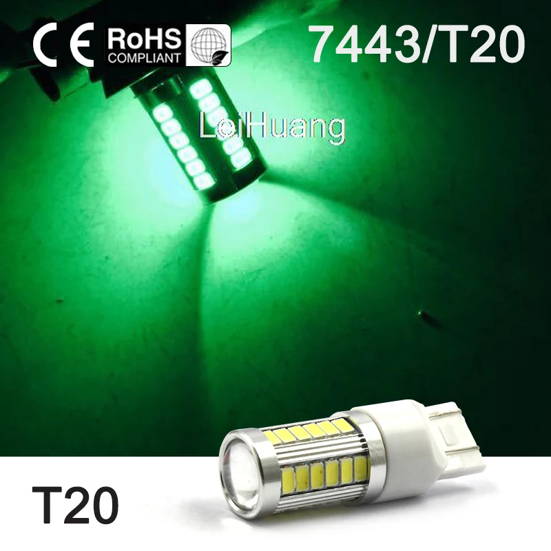 2xcar led T20 7443 W21/5W 5630 5730 smd Автомобильные стоп сигналы противотуманная лампа фонарь