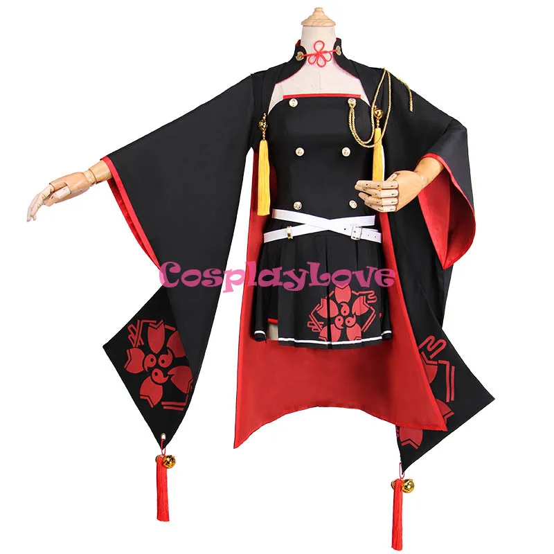 Game Azur Lane Haruna Cospaly Costume Sailor Suit Kimono Dress CosplayLove For Halloween Christmas Party (13)