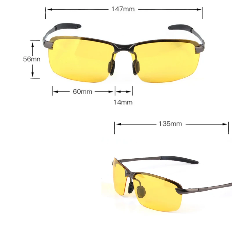 2019 New Arrival Men Glasses Car Drivers Night Vision Goggles Polarizer Sun glasses Polarized Driving Sunglasses for Women