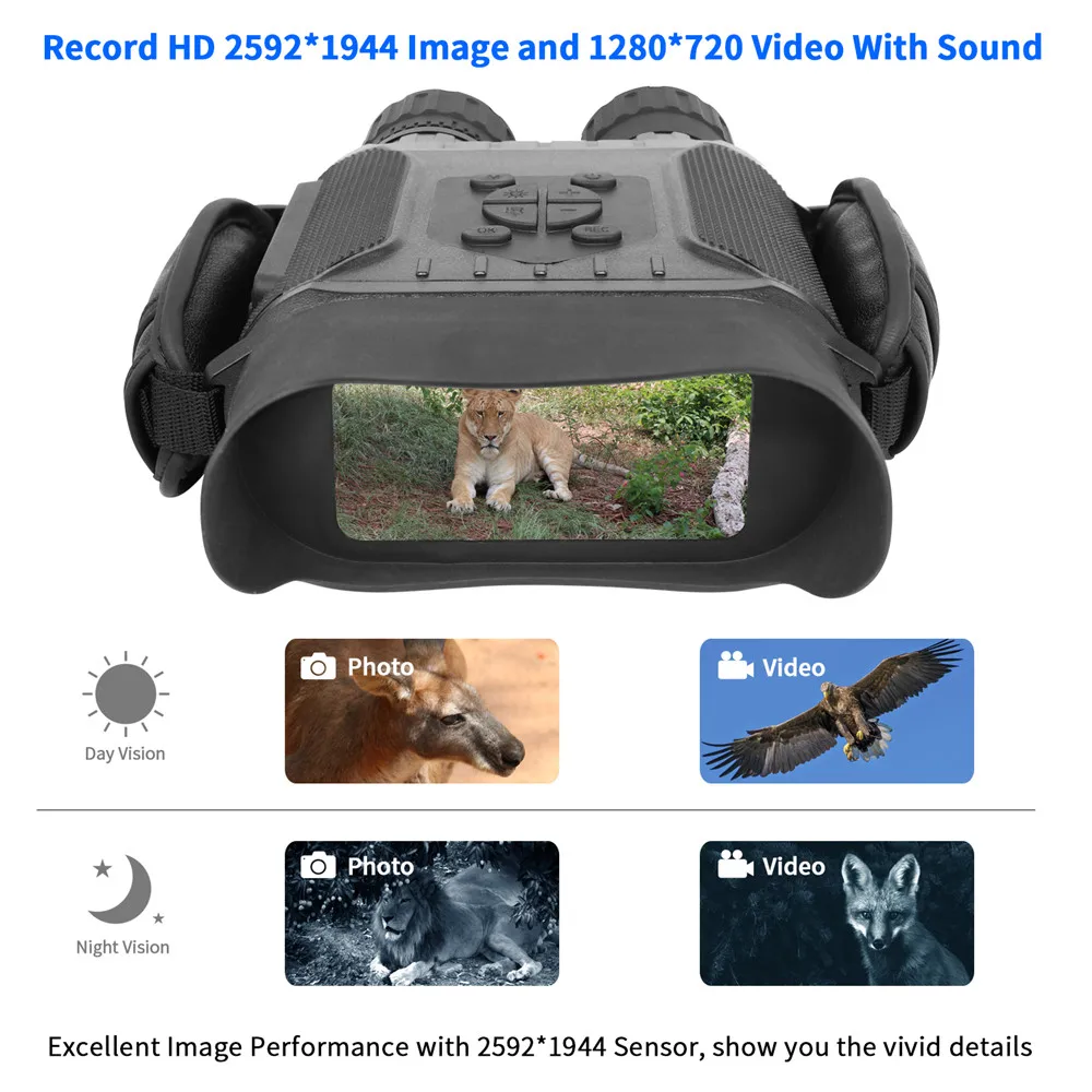 Bestguarder أحادي 5x التكبير كبيرة عريضة للرؤية الليلية 400 m IPX4 32G TF 850NM الأشعة تحت الحمراء HD كاميرا تعمل بالأشعة فوق الحمراء صور فيديو مناظير Bestguarder أحادي 5x التكبير كبيرة عريضة للرؤية الليلية 400 m IPX4 32G TF 850NM الأشعة تحت الحمراء HD كاميرا تعمل بالأشعة فوق الحمراء صور فيديو مناظير