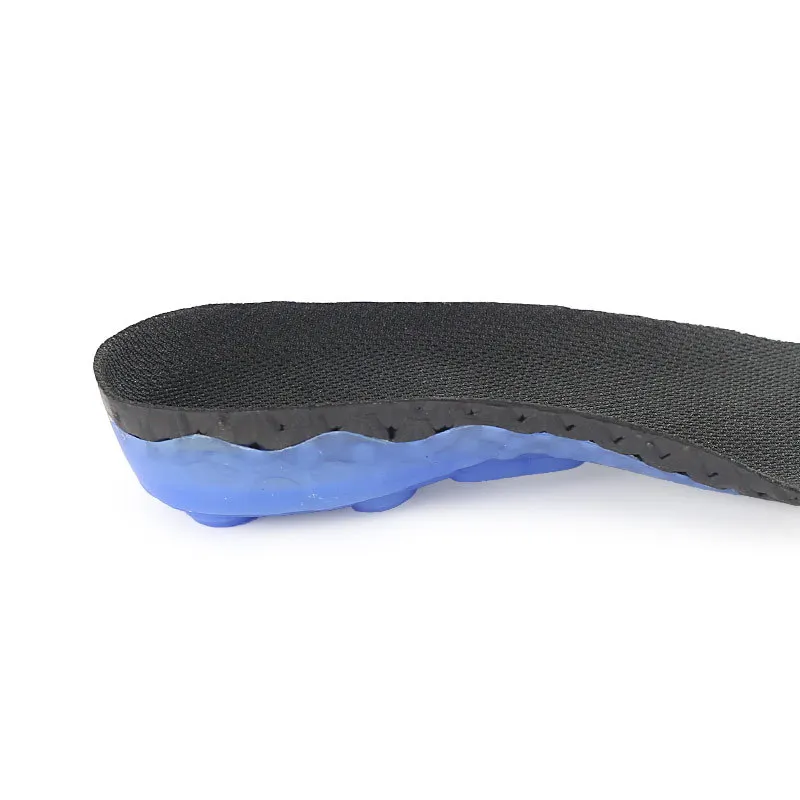 Силиконовые гелевые спортивные стельки для обуви подошвы плоская поддержка свода стопы Корректор Высокая ударная пружинная ортопедическая стелька стельки