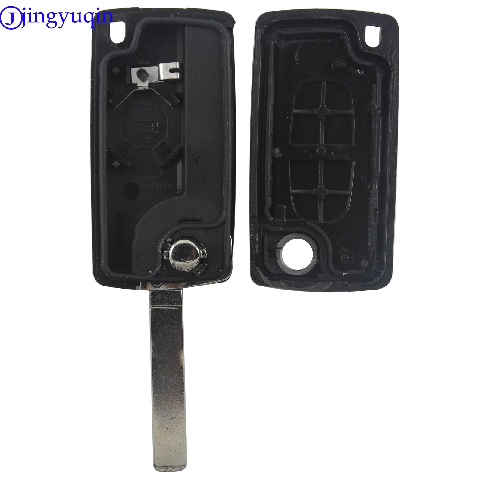 Jingyuqin Ce0523 Ce0536 ASK/FSK 433 МГц ID46 для peugeot 407 307 308 607 для Citroen C2 C3 C4 C5 C6 C8 ключи VA2/HU83 лезвие