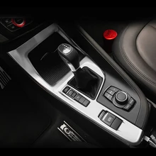 1pc Interior Gear Shift Box Cover Trim Panel Frame High Quality Car Styling Decorations fit for LHD BMW X1 F48 2016 2017