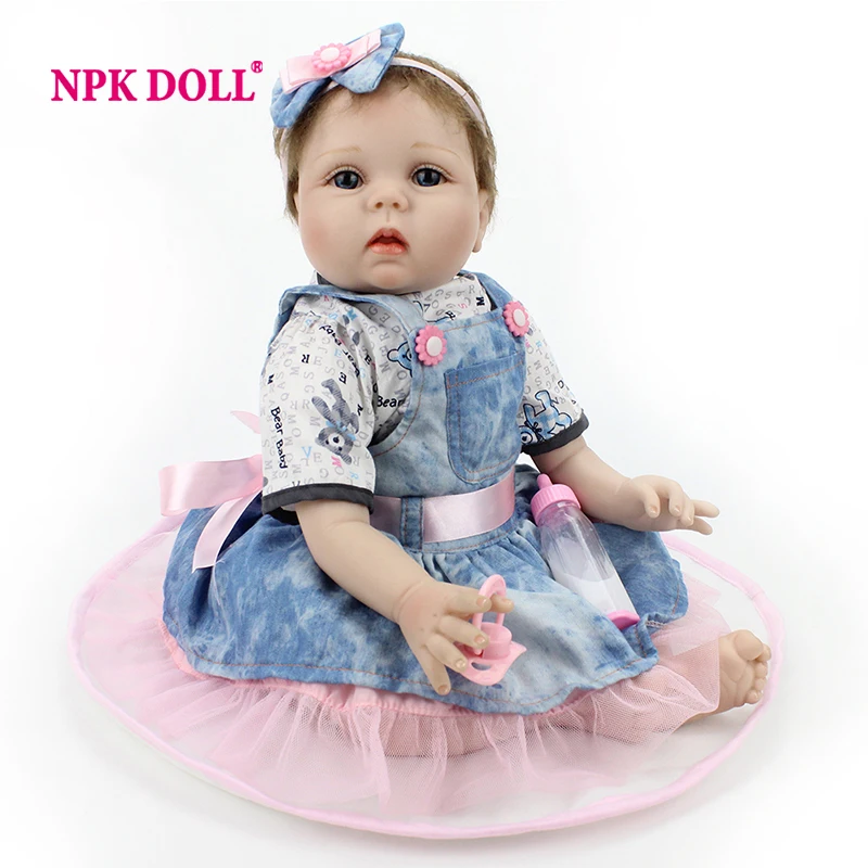 Aliexpress.com : Buy New Style 22 Inch Silicone Baby Dolls ...