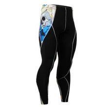 Мужские компрессионные тренировочные штаны с 3D принтами, колготки, одежда, брюки, мужские обтягивающие леггинсы, базовый слой, фитнес штаны, Трамп