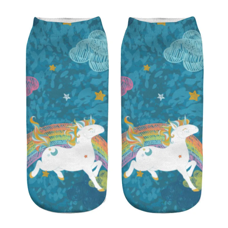 3D Printed Unicorn Womens Socks -Unicorn Fashion