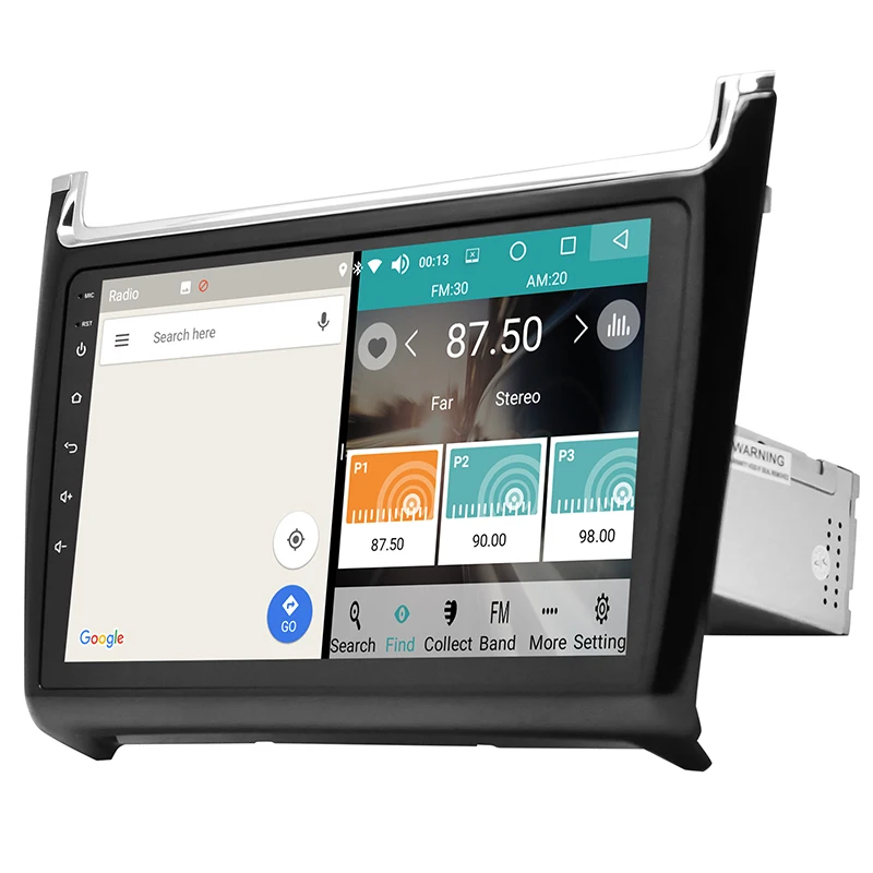 Discount Android 8.0 car gps dvd radio multimedia player 1din 9 inch touch screen with RDS WiFi Mirror Link for Volkswagen polo 2015-2018 5