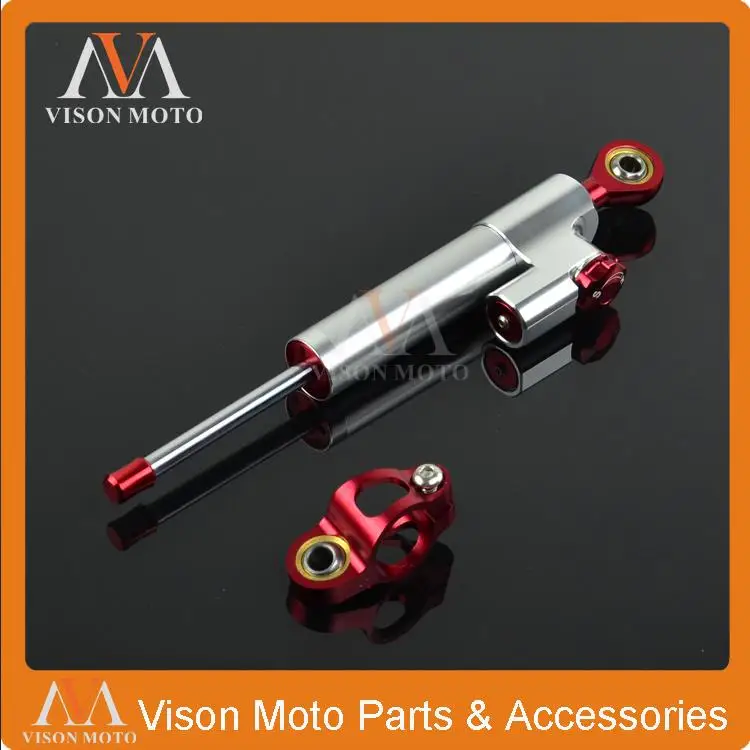 

CNC Steering Damper Stabilizer Linear Reversed Safety Control For Honda CBR300R CBR500R CB600 Hornet CB919 NC700 VF750S VFR750