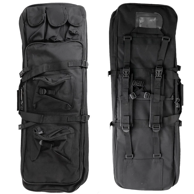 Abay 100CM Double Gun Case Airsoft Tactical Gun Bag Protection Military Outdoor Shooting Hunting Bags Rifle Backpack