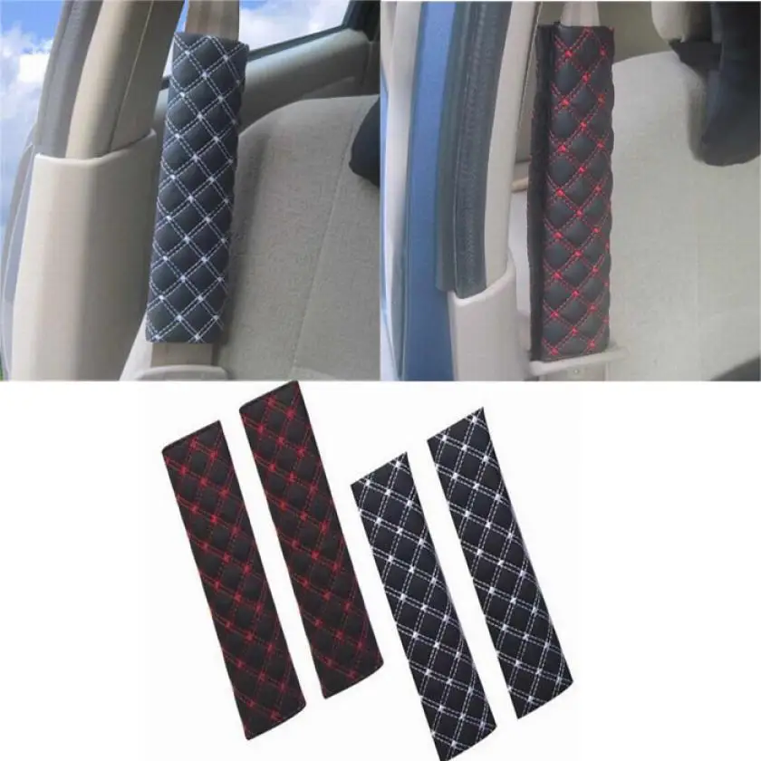 Kongyide New 1 Pair Car Safety Seat Belt Shoulder Pads Cover Cushion