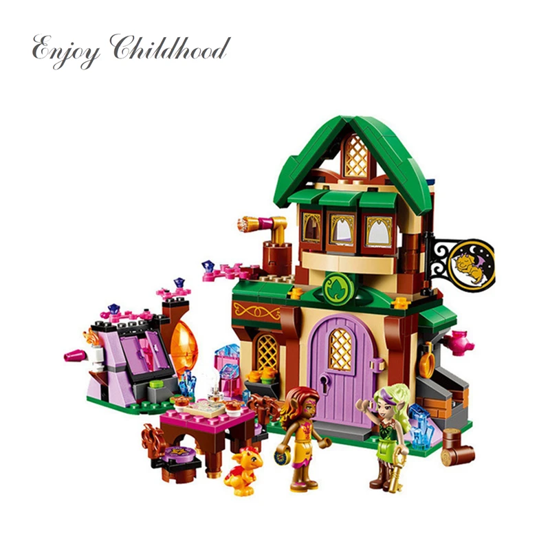 348Pcs New 10502 Friend Elves The Starlight Inn Kits Minis Compatible With 41174 Building Blocks Bricks Girl Wood Toys Legoings