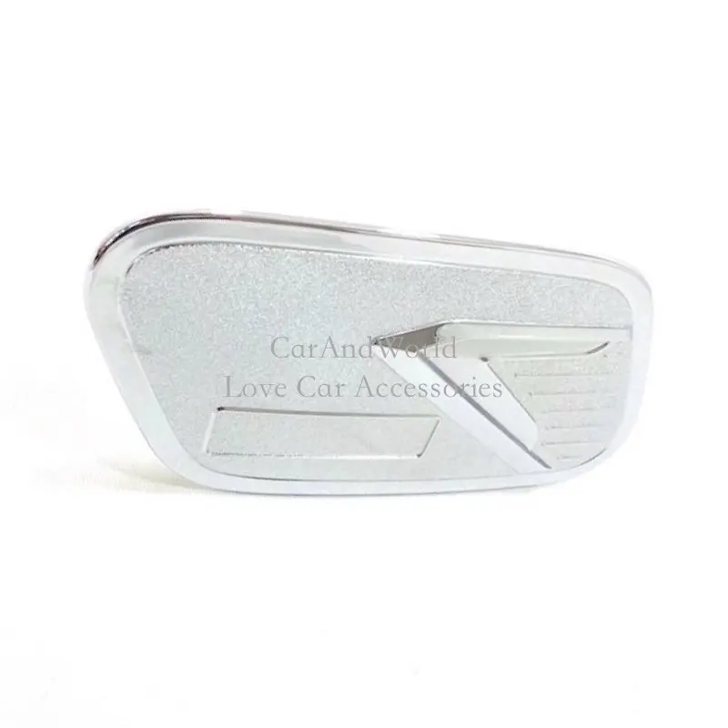 

For Volvo XC40 2018 2019 Fuel Tank Cap Cover Gas Oil Box Frame Trims Panel Decoration ABS Chrome Sticker Car-Styling Accessories