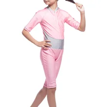 Детский цельный Мусульманский купальник для девочек, дышащий Купальник для девочек, Лоскутная пляжная одежда на молнии, купальные костюмы, XX-412