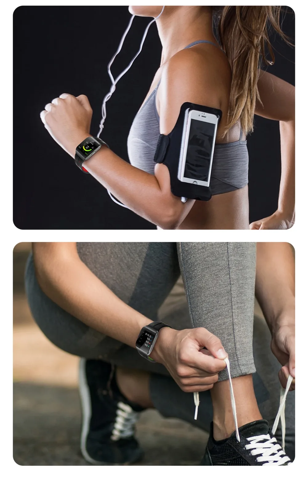 Смарт-часы Greentiger X1, монитор сердечного ритма, умные часы, погода, погода, фитнес-трекер, мульти-спортивный браслет для мужчин, Android IOS