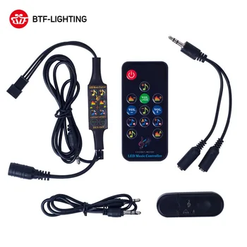 

Bluetooth Music Dream Controller DC5-24V Infrared 13 Keys Remote Controller WS2812B WS2811 Led Strip Matrix Panel 512 Pixels