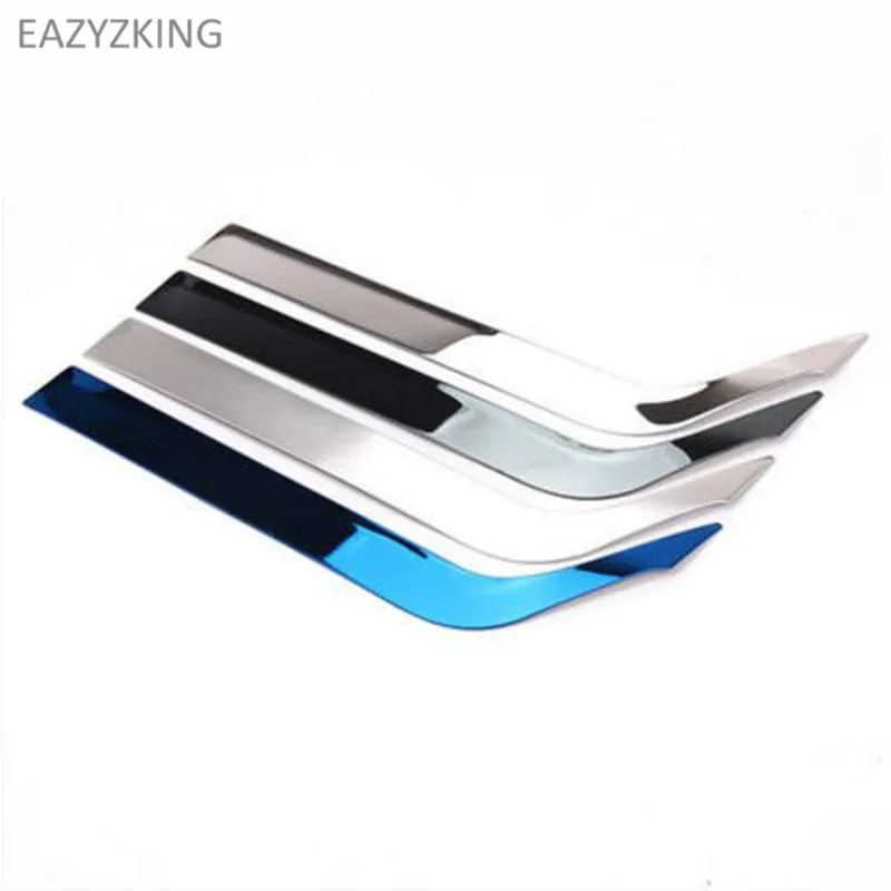 

EAZYZKING Car styling Stainless Steel Glove box Trim sticker case For KIA K2 Rio 2011-2016 Auto Accessories free shipping