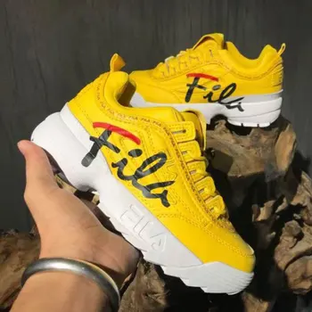 fila shoes amarillo