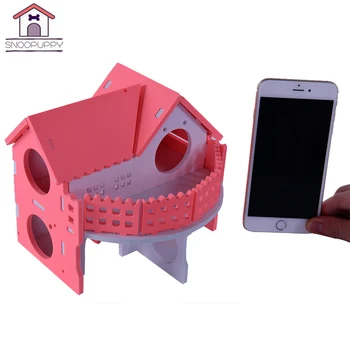 

Pink Hamster Cage For Guinea Pig House Hedgehog Bed House For Hamster Rat Chinchilla Squirrel Hammock Hamster Accessories ZG0012