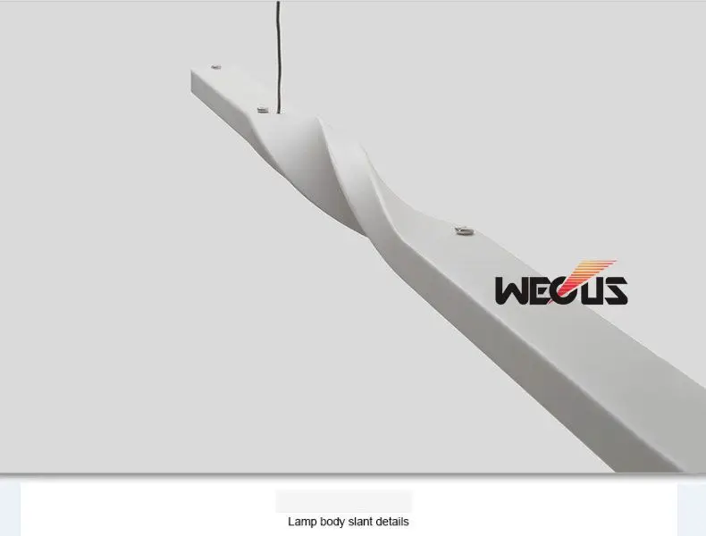 WECUS) дизайнеры рекомендуют. Креативный дизайн персонализированные ресторанные огни современный минималистичный led люстра длинные железные лампы. 90 см