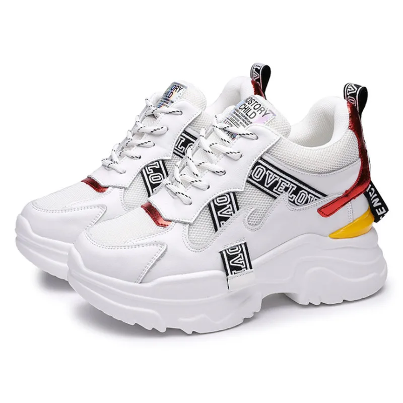 

New casual women's shoes summer autumn hot mesh gauze thick fashion trend comfortable soft wild breathable women's single shoes