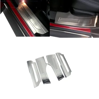 

For Jaguar F-pace X761 2016 2017 2018 Inner Door Sill Scuff Plate Threshold Protector Cover Trim Stainless Steel 4pcs