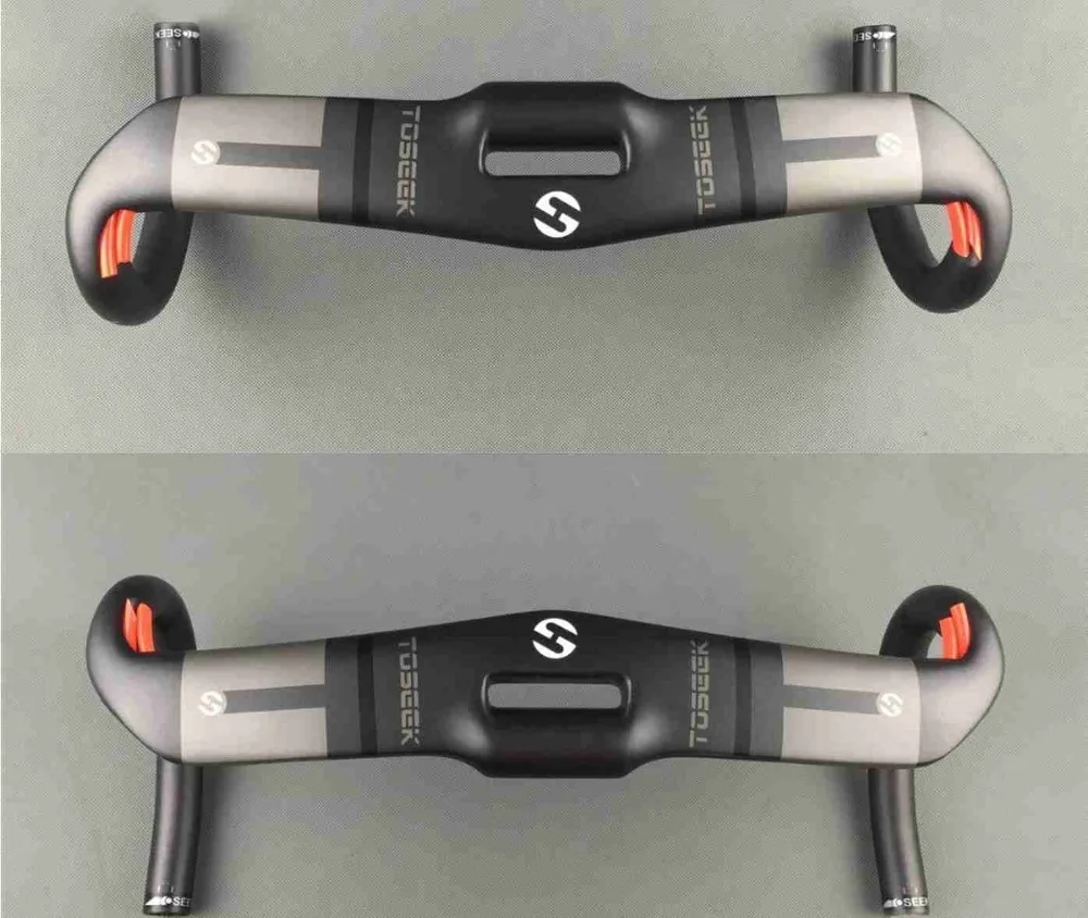 

Toseek Ud Matte Carbon Road Bike Bicycle Bent Bar S5 Handlebar 400/420/440mm 31.8mm Road Handlebar