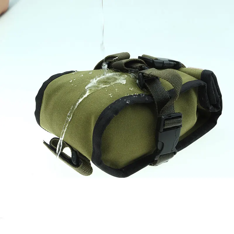 Bicicletta ROSWHEEL Retro della Tela di canapa Stoccaggio Borsa Da Sella Reggisella Tail Pouch Ciclismo MTB Della Bici Della Str