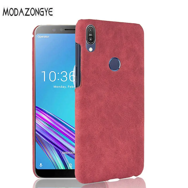 Для ASUS Zenfone Max Pro M1 ZB602KL чехол для Asus X00TD Роскошный телефона из искусственной кожи ZB
