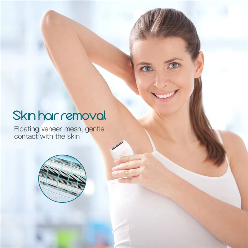 3 in 1 Rechargeable Epilator Hair Shave Remover Cordless Lady Razor Trimer Clipper Callus Remove He