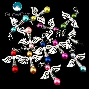

12pcs/lot Charm Guardian Angel Wings Pendant Diy Fashion Jewelry 48*36mm DIY Pendants Accessories For Jewelry 22541
