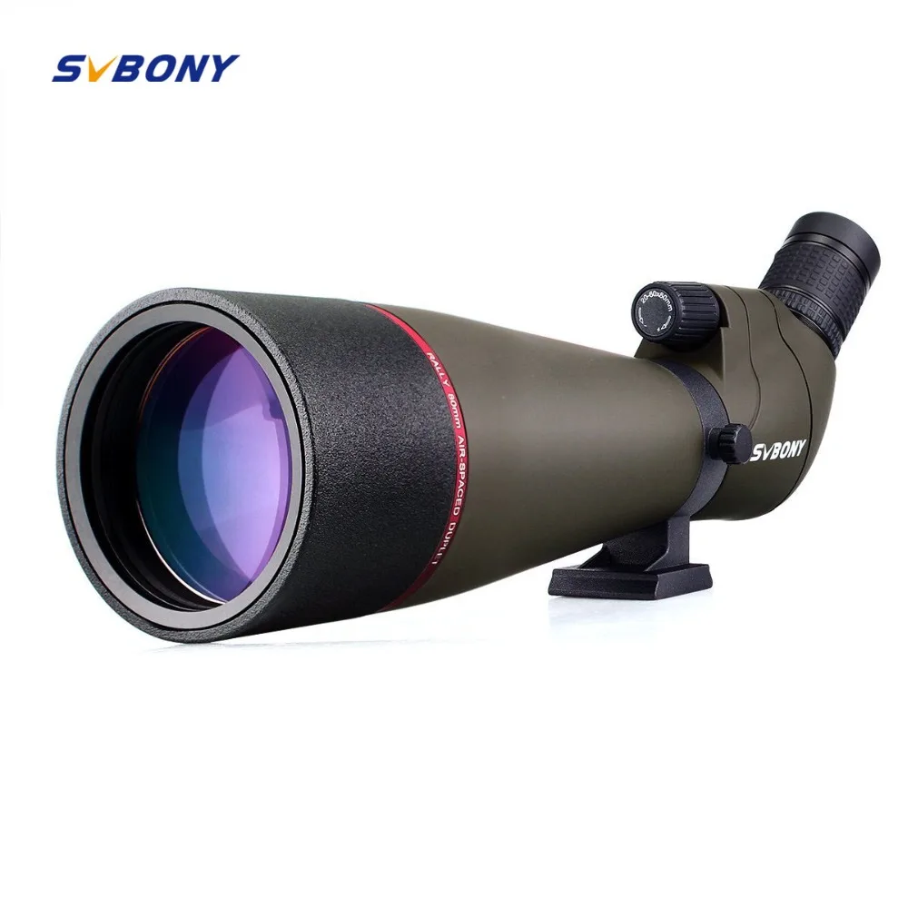 

Spotting Scope 20-60X80 Monocular Telescop Angled Spotting Scope Waterproof Zoom Telescope & Tripod Optics FMC W2558G