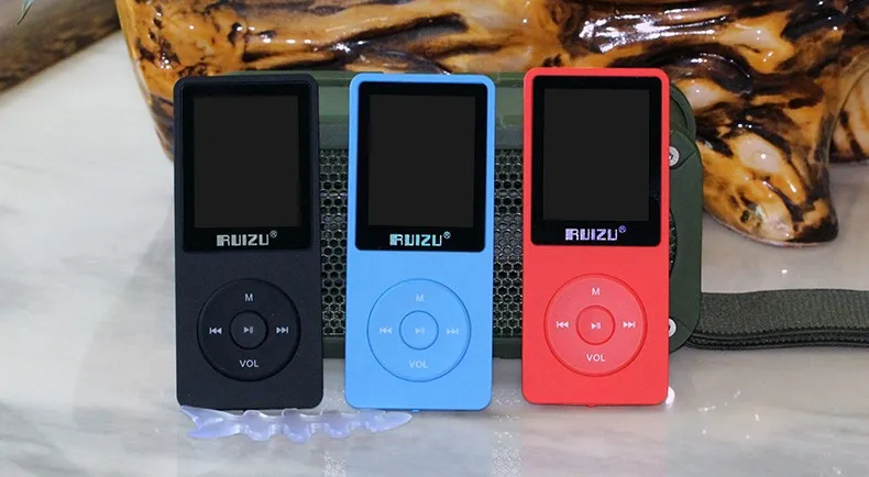 Ruidu X02 MP3 плеер 4G/8G/16G портативный Mp3 может играть 80 часов с fm-радио электронной книги, часы, диктофон Бесплатные оригинальные наушники