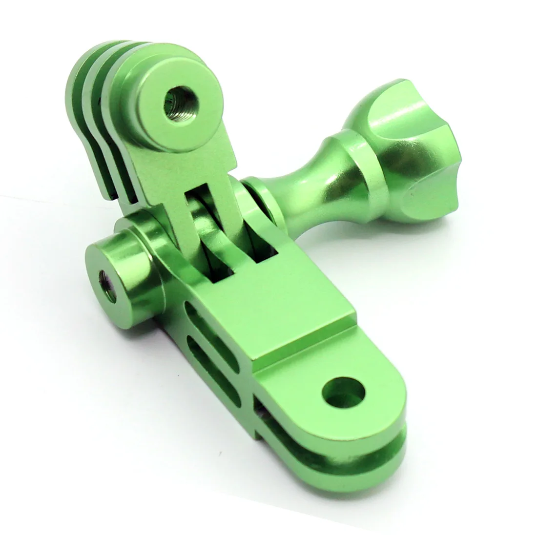 

Metal Three-Way Pivot Arm Mount Adapter Blue for GOPRO Hero 1 2 3 3+ 4 5 Session/Xiaomi Yi/SJ/GitUp Sport Camera F22