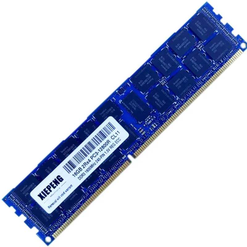 Серверная память для HP ProLiant DL380e BL420c DL380p Gen 8 16 ГБ 2Rx4 PC3 12800R 1600 МГц REG ECC DDR3 1333 10600E
