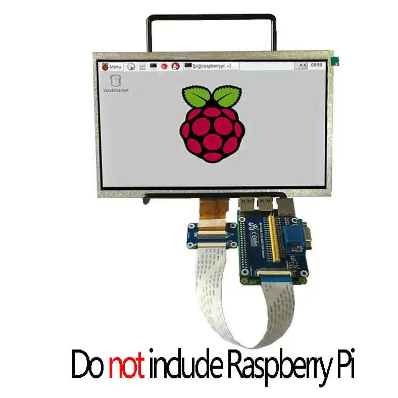 Raspberry Pi 10,1 дюймовый ЖК-дисплей 10,1 дюйма 1024x600 дисплей и VGA разъем dpi драйвер