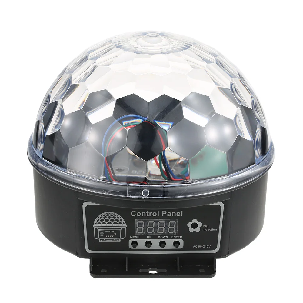 Movendo a Cabeça Luz de Discoteca Laser Digital Cristal Bola Mágica Efeito Luz Dmx 512 Disco Iluminação Palco Eua Plug dj Led Rgb 6 Luzes e Iluminação