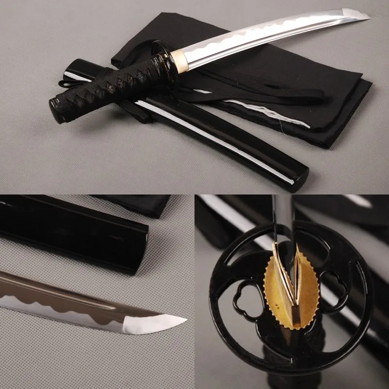 

SHI JIAN Fully Handmade Japanese Samurai Sword 1060 Carbon Steel Tanto Full Tang Sharp Knife Vintage Home Decor Good Present