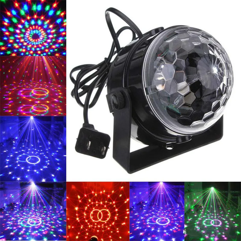 

LED Mini Rotating lamp Magic Ball Party Light Disco Stage Lighting RGB Colorful Disco DJ Party KTV Stage Light laser Light