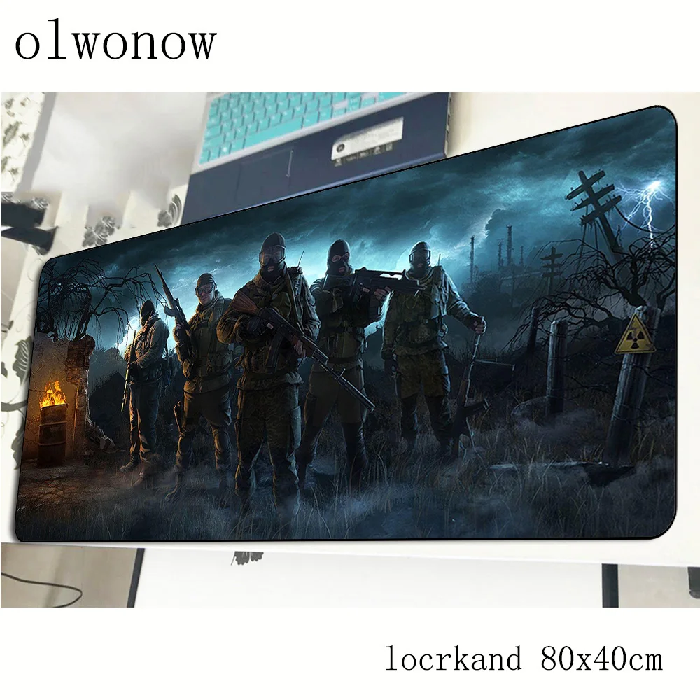 Goedkoop Stalker Mousepad 800X400X3 Mm Locrkand Gaming Muismat Gamer Mat Hot Verkoop Spel Computer Bureau Padmouse toetsenbord Grote Speelmatten